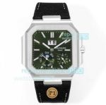 Swiss Replica Patek Philippe New Cubitus 5822P Grand Date Green Dial SS Watch 